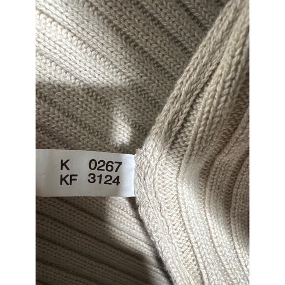 Vintage Kikit by Maurice Sasson Leather Knit sweater zipper jacket 90s Western M - Picture 14 of 14